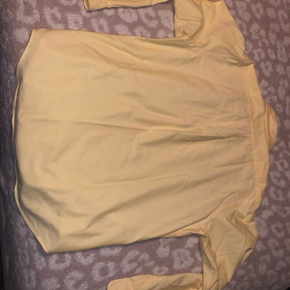 Pale yellow ralph lauren polo button down - Picture 3 of 3